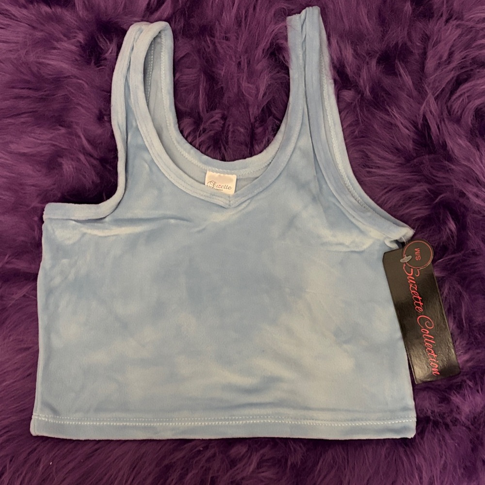 Blue Women's Crop Top